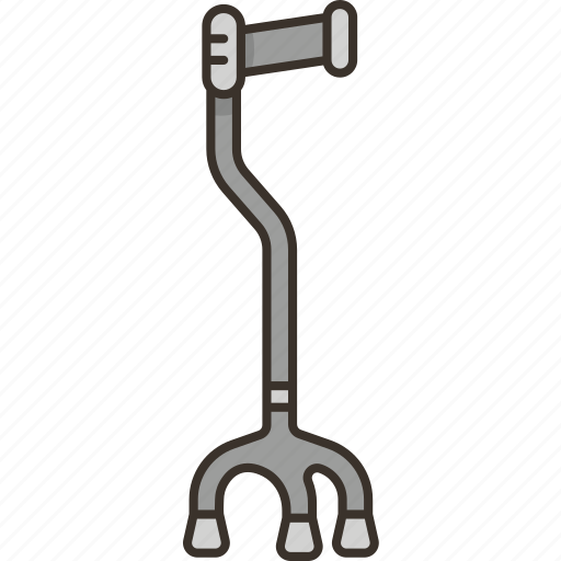 Walking, stick, cane, support, elderly icon - Download on Iconfinder