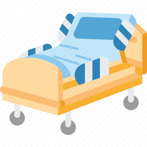 Bed, patient, hospital, paramedic, healthcare icon - Download on Iconfinder