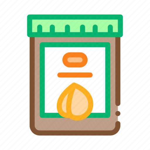 Almond, butter, different, food, jar, nut, peanut icon - Download on Iconfinder