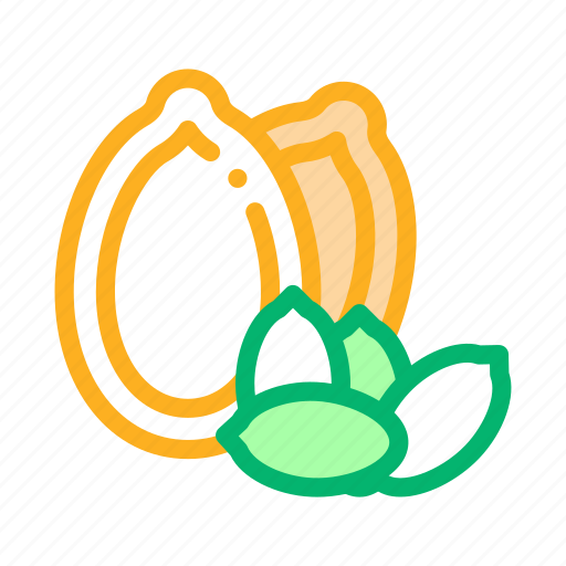 Almond, different, food, macadamia, nut, peanut, pumpkin icon - Download on Iconfinder