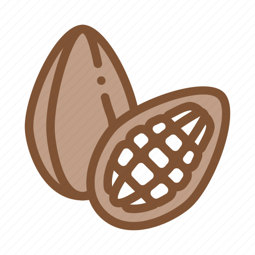 Almond, bob, cocoa, different, food, macadamia, peanut icon - Download on Iconfinder