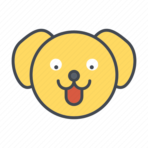 Animal, cartoon, dog, face, head, pet icon - Download on Iconfinder