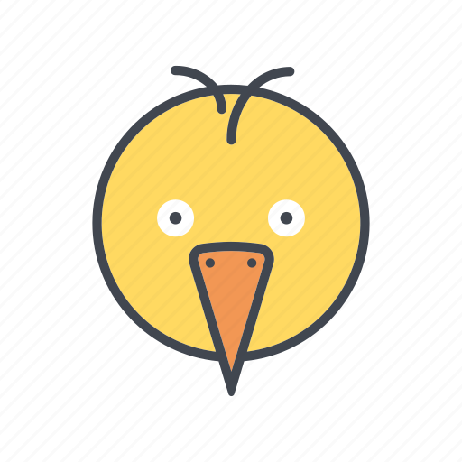 Animal, bird, cartoon, chicken, face, head icon - Download on Iconfinder