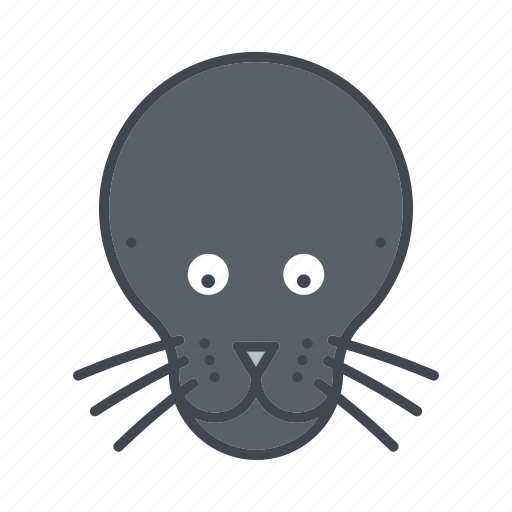 Animal, cartoon, face, head, seal, wildlife icon - Download on Iconfinder