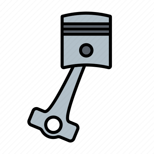 Automotive, car parts, connecting rod, engine, piston, repair, service icon - Download on Iconfinder