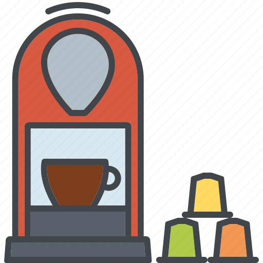 Barista, beverage, capsule, coffee, drink, machine icon - Download on Iconfinder