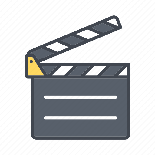 Cinema, clapper, clapperboard, director, entertainment, media icon - Download on Iconfinder