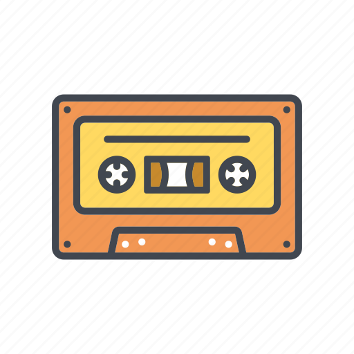 Audio, cassette, entertainment, media, music, tape icon - Download on Iconfinder