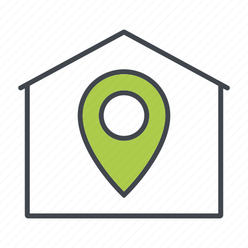 Home, house, location, marker, property, real estate, realty icon - Download on Iconfinder