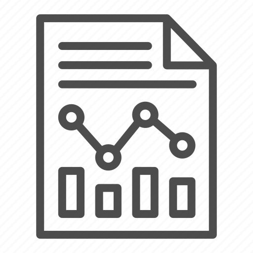 Page, chart, paper, document, diagram, statistics, graph icon - Download on Iconfinder
