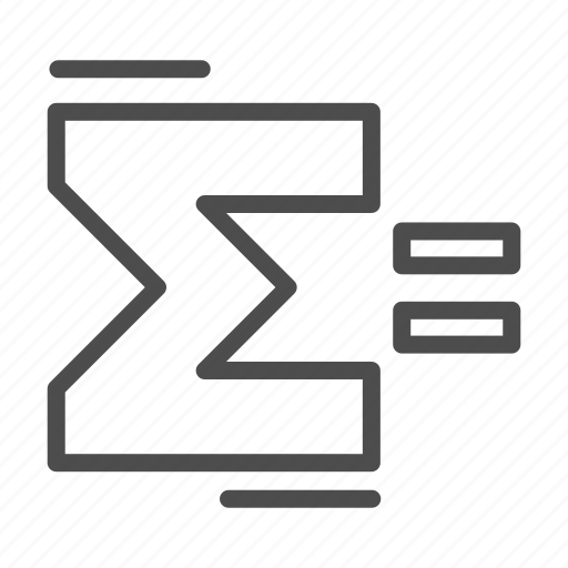 Sigma, letter, greek, alphabet, ancient icon - Download on Iconfinder