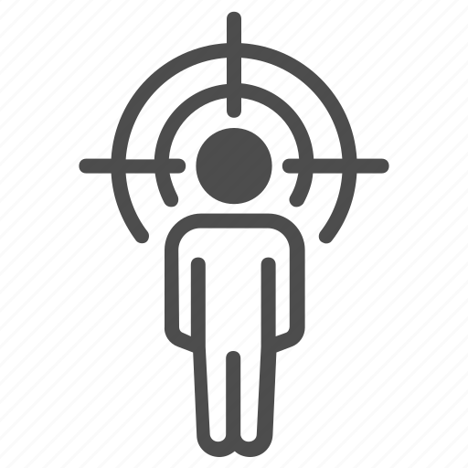 Man, gunpoint, goal, people, target, head, human icon - Download on Iconfinder