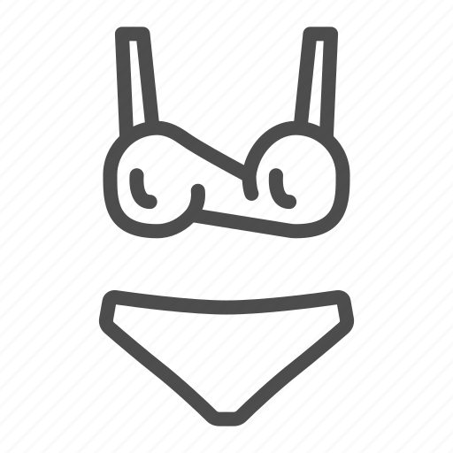 Bikini, summer, beach, swimsuit, lingerie, panties, clothes icon - Download on Iconfinder