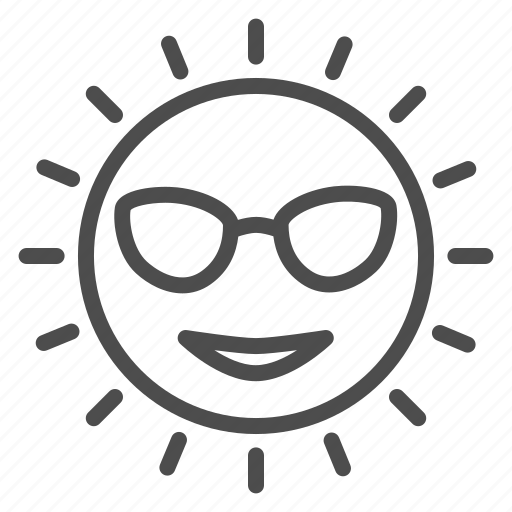 Sun, glasses, summer, happy, star, sunglasses, shine icon - Download on Iconfinder