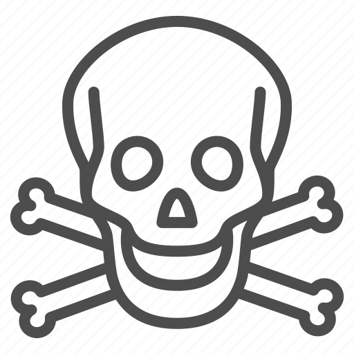 Skull, human, skeleton, danger, bone, smile, dead icon - Download on Iconfinder