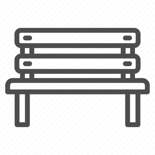 Bench, park, seat, wooden, sit, plank, furniture icon - Download on Iconfinder