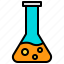 flask, science, object