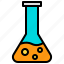 flask, science, object 