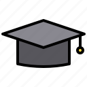 graduation, cap, education, object