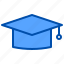 graduation, cap, education, object 