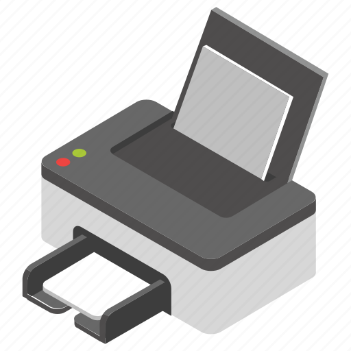 Inkjet printer, output device, paper printer, printer, printing device icon  - Download on Iconfinder