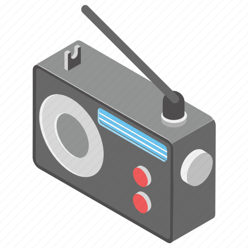 Broadcast, output device, radio, radio transmitter, radio waves icon - Download on Iconfinder