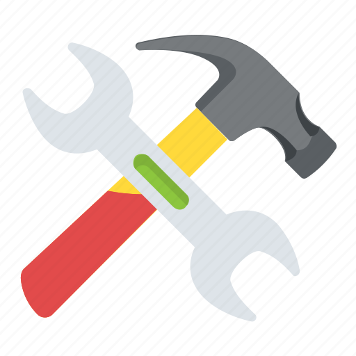 Hammer, handyman, spanner, work tools, wrench icon - Download on Iconfinder