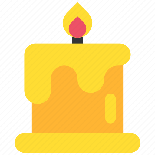 Candle, flame, light, object icon - Download on Iconfinder
