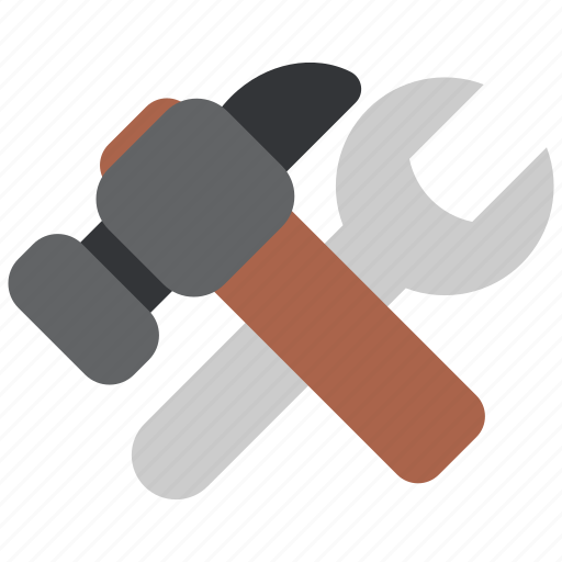 Hammer, life, object, spanner, tool, tools, wrench icon - Download on Iconfinder