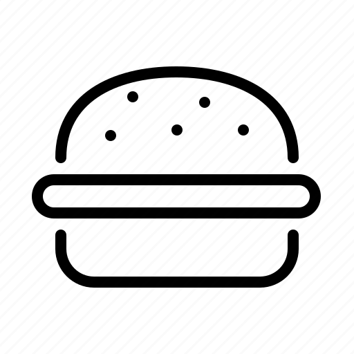 Burger, food, restaurant, cooking, hamburger, kitchen, meal icon - Download on Iconfinder