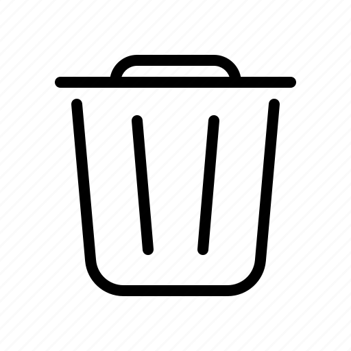 Delete, remove, trash, garbage, bin, can, recycle icon - Download on Iconfinder