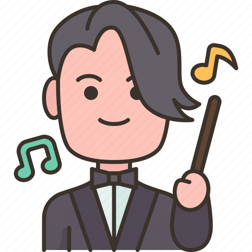 Conductor, music, maestro, director, opera icon - Download on Iconfinder
