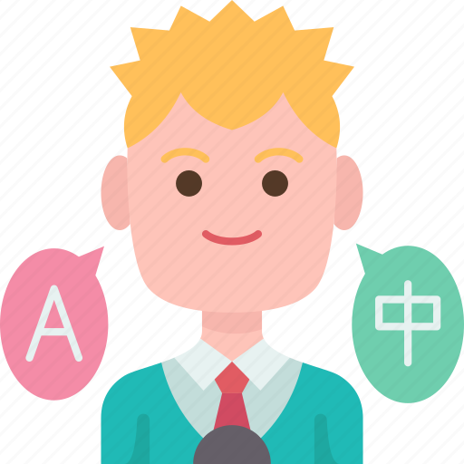 Interpreter, translate, language, foreign, vocabulary icon - Download on Iconfinder