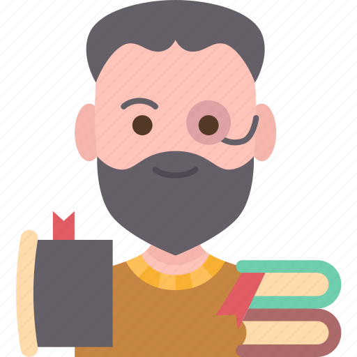 Librarian, books, literature, academic, lifestyle icon - Download on Iconfinder