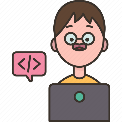 Programmer, computer, algorithm, software, coding icon - Download on Iconfinder