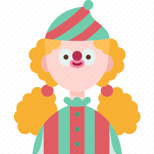 Clown, joker, circus, carnival, comedian icon - Download on Iconfinder