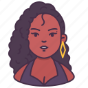 avatar, chubby, curly, female, singer, woman, african american
