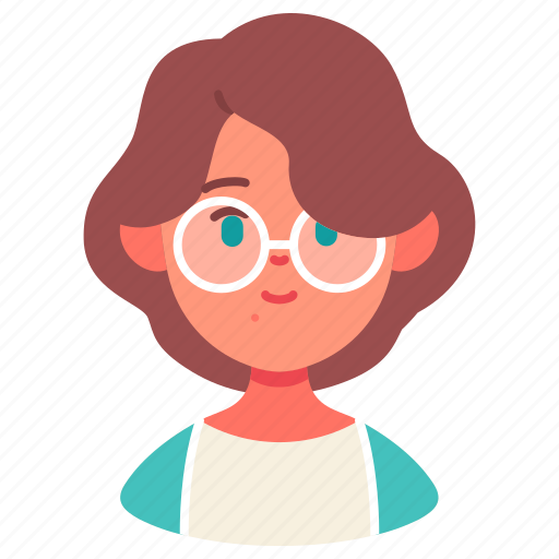 Avatar, female, girl, glasses, people, woman, young icon - Download on Iconfinder
