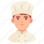 avatar, career, chef, male, man, occupation, people 