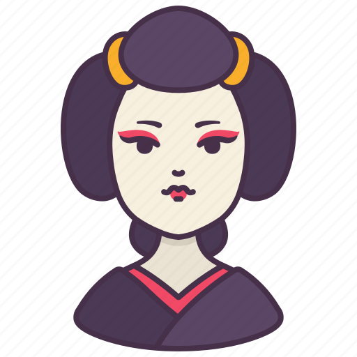 Avatar, female, geisha, girl, japanese, people, person icon - Download on Iconfinder