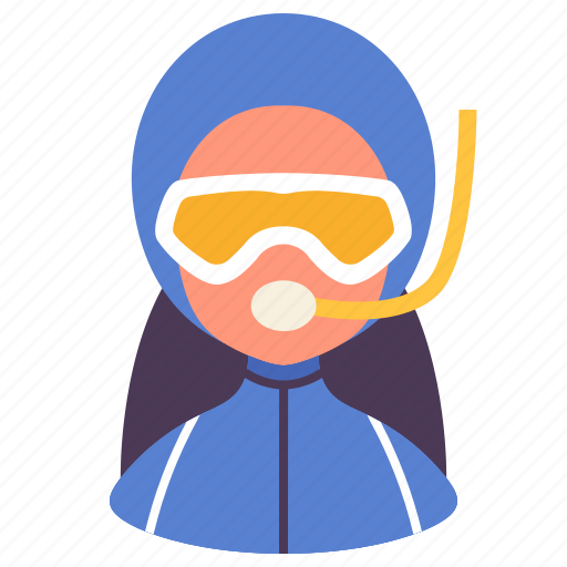 Avatar, career, diver, female, male, occupation, people icon - Download on Iconfinder