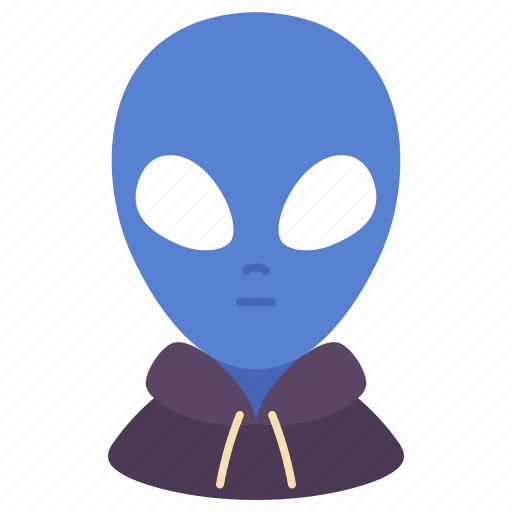Alien, avatar, explorer, hood, person, space, tourist icon - Download on Iconfinder