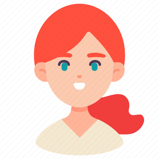 Avatar, ginger, girl, people, person, user, young icon - Download on Iconfinder