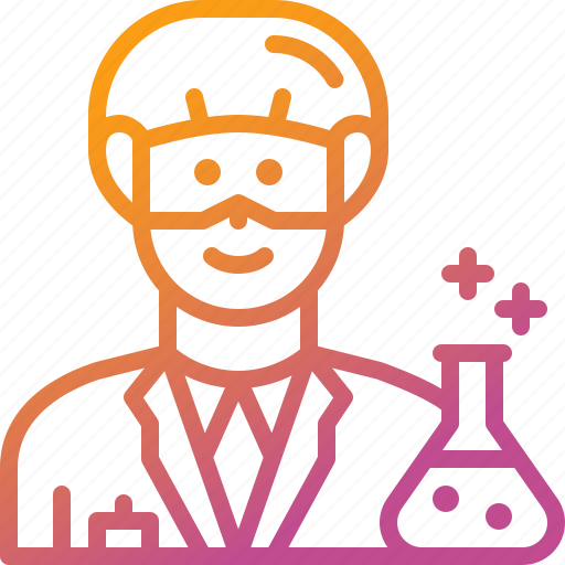 Chemist, lab, technician, occupation, male, profession, avatar icon - Download on Iconfinder
