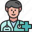 doctor, physician, occupation, profession, man, avatar, medical 