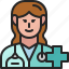 doctor, physician, occupation, profession, woman, avatar, medical 