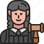 judge, attorney, occupation, avatar, female, career, profession 