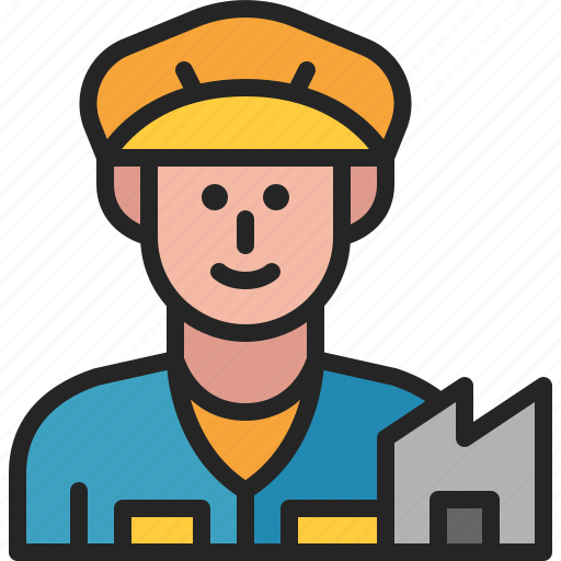 Labor, factory, worker, occupation, man, profession, avatar icon - Download on Iconfinder