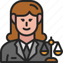 lawyer, attorney, barrister, occupation, woman, avatar, career