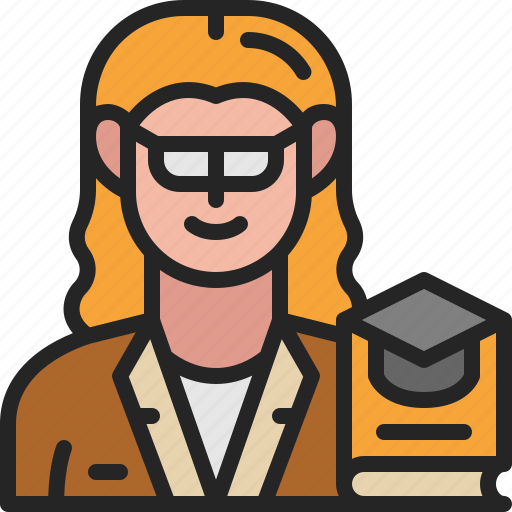 Professor, lecturer, occupation, career, woman, avatar, female icon - Download on Iconfinder